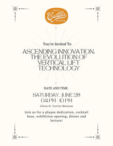 EVENT-Ascending Innovation, The Evolution of Vertical Lift Technology (Single Ticket)