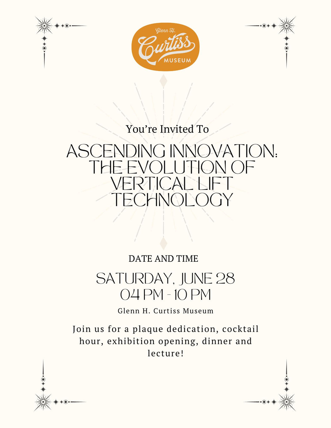 EVENT-Ascending Innovation, The Evolution of Vertical Lift Technology (Single Ticket)