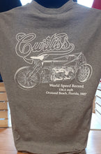 Load image into Gallery viewer, Curtiss Motorcycle World Speed Record T-shirt