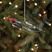 Load image into Gallery viewer, P-40 Flying Tigers Christmas Ornament