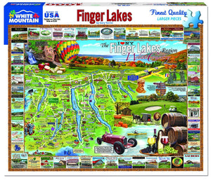Finger Lakes Region Wine Country Puzzle