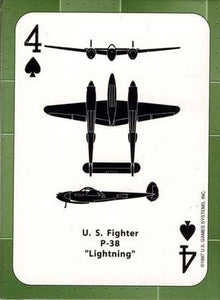 WWII Airplane Spotter Playing Cards